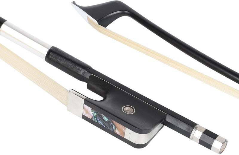 LIEKE Carbon Fiber Upright Bass Bow 4/4 Size French Model Double Bass Bow - Image 1